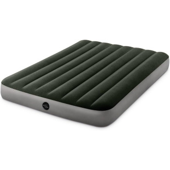 Intex Dura Beam Standard Prestige Air Mattress, Full Size, 10Inch Bed Height, 600lb Weight Capacity, Pump Sold Separately Green, 64108E