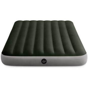 Intex Dura Beam Standard Prestige Air Mattress, Full Size, 10Inch Bed Height, 600lb Weight Capacity, Pump Sold Separately Green, 64108E