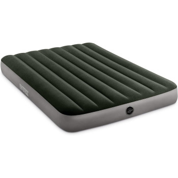 Intex Dura Beam Standard Prestige Air Mattress, Full Size, 10Inch Bed Height, 600lb Weight Capacity, Pump Sold Separately Green, 64108E