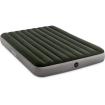 Intex Queen Dura Beam Prestige Downy Airbed, California King, Green/Gray, 64109
