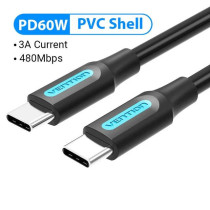 Vention 3A Fast Charging Stylish Light USB C Type Cable