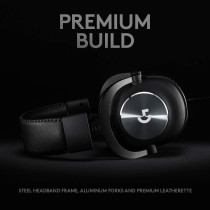 Logitech G PRO X Gaming Headset 2nd Generation, Detachable Pro-Grade Microphone, Blue VOICE, DTS Headphone X 7.1, 50 mm PRO-G Drivers, PC/PS4/Switch/Xbox One/VR, Black