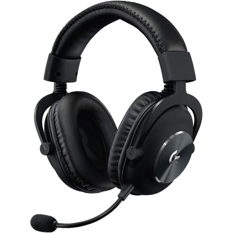 Logitech G PRO X Gaming Headset 2nd Generation, Detachable Pro-Grade Microphone, Blue VOICE, DTS Headphone X 7.1, 50 mm PRO-G Drivers, PC/PS4/Switch/Xbox One/VR, Black