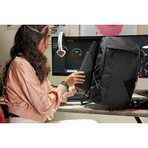 Omen X by HP Laptop Backpack Water Resistant, Red/Black