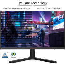 KOORUI 24 Inch, Computer Monitor, FHD 1080P Gaming Monitor 165Hz VA 1ms, AdaptiveSync Technology, Ultra-Thin LED Monitor, HDMI X2 / DP, VESA Compatible, Tilt Adjustable, Eye Care - 24E4, Black