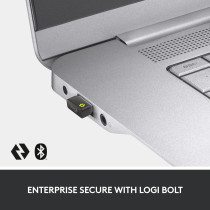Logitech MX Keys Combo for Business Gen 2, Full Size Wireless Keyboard And Wireless Mouse, With Keyboard Palm Rest, Bluetooth, Logi Bolt, Quiet Clicks, Windows/Mac/Chrome/Linux, Graphite