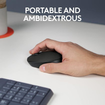 Logitech M171 Wireless Mouse For PC, Mac, Laptop, 2.4 GHz, Optical Tracking, Ambidextrous, Black
