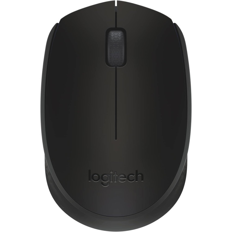 Logitech M171 Wireless Mouse For PC, Mac, Laptop, 2.4 GHz, Optical Tracking, Ambidextrous, Black