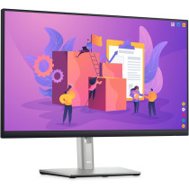 Dell P2422H Monitor, Silver/Black