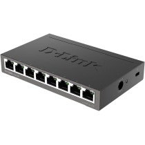 D-Link DGS-108-8-port 10/100/1000M Unmanaged Switch, Black