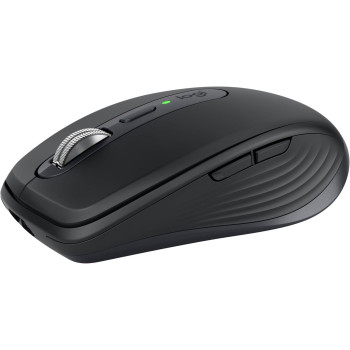 Logitech MX Anywhere 3S Compact Wireless Mouse, Fast Scrolling, 8K DPI Any-Surface Tracking, Quiet Clicks, Programmable Buttons, USB C, Bluetooth, Windows PC, Linux, Chrome, Mac, Graphite