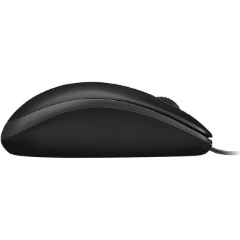 Logitech MK120 Wired Keyboard and Mouse For Windows, Optical Wired Mouse, USB Plug-and-Play, Full-Size, PC/Laptop, UK Layout, Black