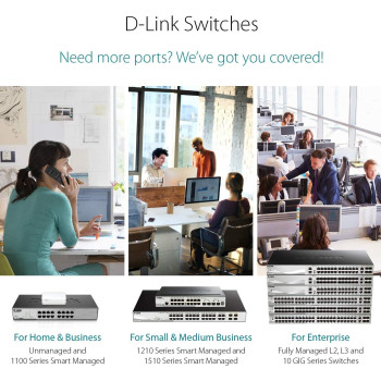 D-Link 8-Port Gigabit Unmanaged Desktop Switch - DGS-108