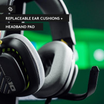 ASTRO A10 Gaming Headset Gen 2 Wired Headset, Over-Ear Gaming Headphones With Flip-To-Mute Microphone, 32 mm Drivers, Compatible With PlayStation, PC, Black