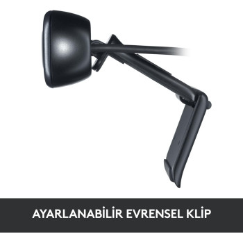 Logitech C310 Hd Webcam, Hd 720P/30Fps, Widescreen Hd Video Calling, Hd Light Correction, Noise-Reducing Mic, For Skype, Facetime, Hangouts, Webex, Pc/Mac/Laptop/Macbook/Tablet, Black