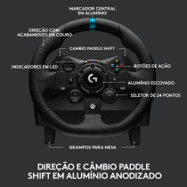 Logitech G923 Racing Wheel Racing Simulator Steering Wheel For Xbox One And PC, Black