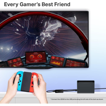 TP-Link USB to Ethernet Adapter (UE306), Supports Nintendo Switch, Foldable USB 3.0 to Gigabit Ethernet LAN Network Adapter, Supports Windows, Linux, Apple MacBook OS 10.11-12, Surface