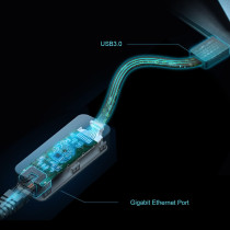 TP-Link USB to Ethernet Adapter (UE306), Supports Nintendo Switch, Foldable USB 3.0 to Gigabit Ethernet LAN Network Adapter, Supports Windows, Linux, Apple MacBook OS 10.11-12, Surface