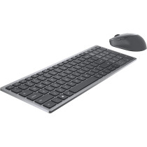 Dell KM7120W Multi-Device Bluetooth And Wireless Keyboard And Mouse Qwerty, Titan Gray (Arabic-English)