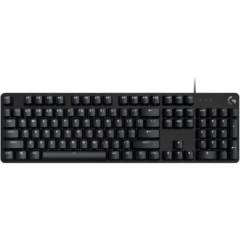 Logitech G413 Se Full-Size Mechanical Gaming Keyboard, Backlit With Tactile Switches, Us International Qwerty, Black