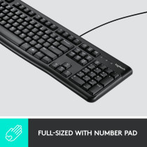 Logitech Desktop MK120 Mouse And keyboard Combo, Black