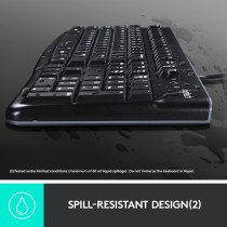 Logitech Desktop MK120 Mouse And keyboard Combo, Black