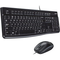 Logitech Desktop MK120 Mouse And keyboard Combo, Black