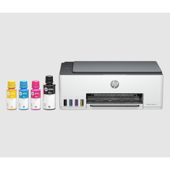 HP Smart Tank 580 Wireless All In One Printer, Print, Scan, Copy, Print Up To 18000 Black or 6000 Color Pages, White, 1F3Y2A