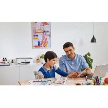 HP Smart Tank 580 Wireless All In One Printer, Print, Scan, Copy, Print Up To 18000 Black or 6000 Color Pages, White, 1F3Y2A