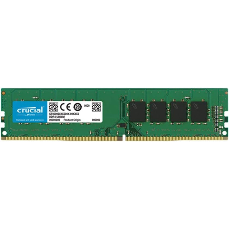 Crucial Basics 8GB DDR4 1.2v 2666Mhz CL19 UDIMM RAM Memory Module For Desktop, Green