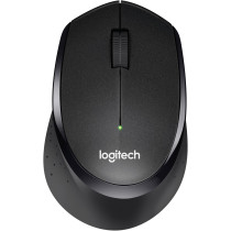 Logitech M330 Silent Plus Wireless Mouse, 2.4Ghz With Usb Nano Receiver, 1000 Dpi Optical Tracking, Compatible With Pc, Mac, Laptop, Chromebook, Black