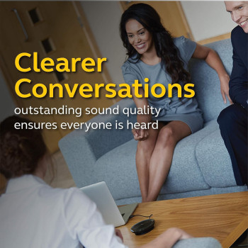 Jabra Speak 510 Speaker Phone, Unified Communications Certified Portable Conference Speaker With USB, Connect With Laptops, Smartphones And Tablets