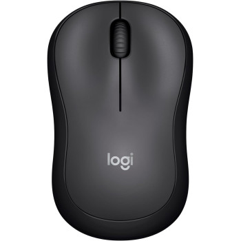 Logitech M220 Wireless Mouse, Silent Buttons, 2.4 Ghz With Usb Mini Receiver, 1000 Dpi Optical Tracking, Ambidextrous Pc / Mac / Laptop, Charcoal Grey, One Size