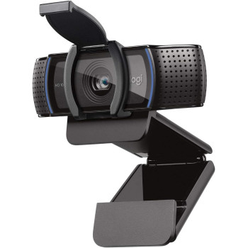 Logitech C920S Pro HD Webcam With Privacy Shutter, Widescreen Video Calling And Recording, 1080p Camera, Desktop Or Laptop Webcam