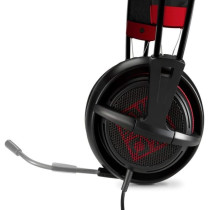 HP Gaming Headset-X7Z95AA With Steel Series, Compatible With All Kinds Of Computer And With All Electronic Which Have Stero Ports, Black