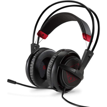 HP Gaming Headset-X7Z95AA With Steel Series, Compatible With All Kinds Of Computer And With All Electronic Which Have Stero Ports, Black