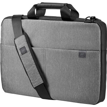 HP Signature Slim Topload (TOE19AA) Shoulder Bag With Zipper (bis 17,3 Zoll), Grey