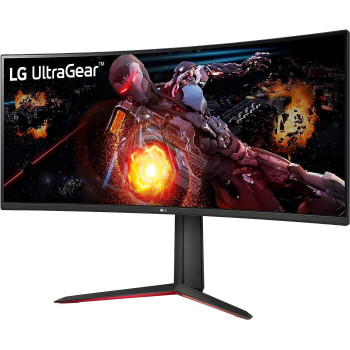 LG 34GP63A, 34 Inch, Curved UltraGear QHD HDR 10 160Hz Monitor With Tilt/Height Adjustable Stand, Built-in Speaker
