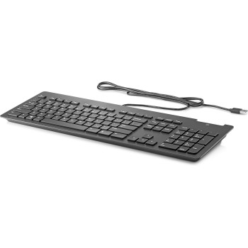 HP keyboard Business Smartcard, Classic, Black, Wire (USB), US, Inbulit Chip Card Reader, Z9H48AA#AKB