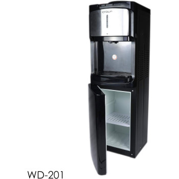 Crownline Floor Standing Water Dispenser, WD 201, Black, 1 Year Warranty