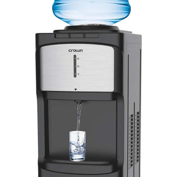 Crownline Floor Standing Water Dispenser, WD 201, Black, 1 Year Warranty