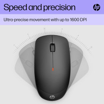 HP 230 Wireless Keyboard And Mouse Combo Set, 2.4 GHz Wireless USB-A Nano Receiver, Up To 1600 dpi, Black, 18H24AA#ABU, 18H24AA