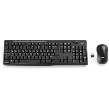 Logitech Mk270 Wireless Keyboard And Mouse Combo For Windows, 2.4 Ghz Wireless, Compact Wireless Mouse, 8 Multimedia And Shortcut Keys, Pc/Laptop, English/Arabic