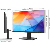 KOORUI 27 Inch, FHD Monitor, Computer Monitors Full HD(1920 x 1080p) IPS Display 75Hz, HDMI, VGA, 5ms Response Time, 75 x 75 mm VESA Mountable, Frameless