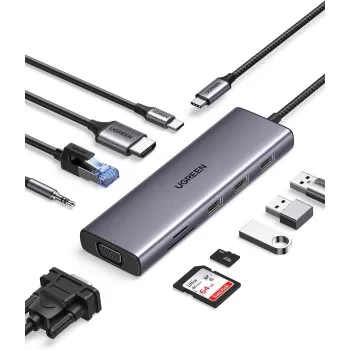 Ugreen 10 in 1 USB C Hub 4K...