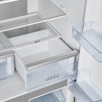 Hisense, RQ561N4AC1 561 Four Door Refrigerator, No Frost Technology, Silver, 1 Year Warranty