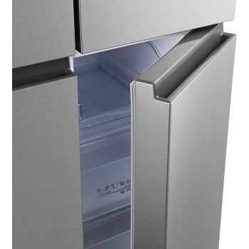 Hisense, RQ561N4AC1 561 Four Door Refrigerator, No Frost Technology, Silver, 1 Year Warranty