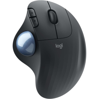 Logitech ERGO M575 Wireless Trackball Mouse, Easy thumb Control, Precision And Smooth Tracking, Ergonomic Comfort Design, For Windows, PC And Mac With Bluetooth And USB Capabilities, Graphite