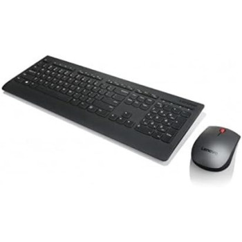Lenovo UltraSlim Plus Wireless Keyboard And Mouse (English/Arabic), Black
