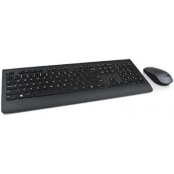 Lenovo UltraSlim Plus Wireless Keyboard And Mouse (English/Arabic), Black
